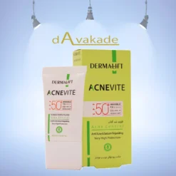ضدآفتاب فلوئید SPF50 غیر رنگی پوست چرب درمالیفت DERMALIFT