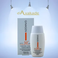 فلوئید ضدآفتاب فیوژن لیکوئید SPF50 پوست خشک تا نرمال ژینا ژن GINAGEN