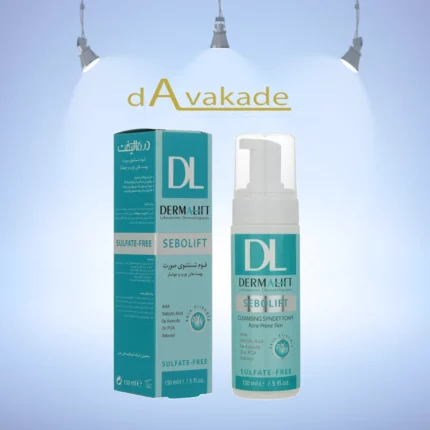 فوم شستشوی صورت اسید مندلیک پوست جوش دار درمالیفت DERMALIFT