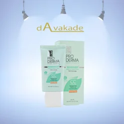 کرم CC رنگی صورت و گردن SPF40 رزا وست رنگ روشن پرودرما PRODERMA