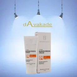کرم ضد آفتاب پوست خشک 10 لایت بژ SPF50 بیزانس BYZANCE