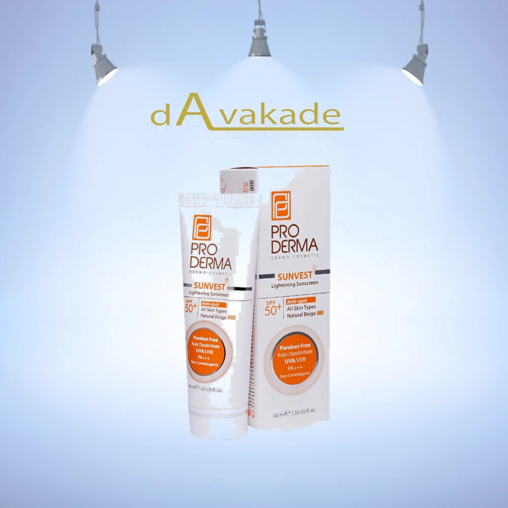 کرم ضدآفتاب SPF50+ آقایان سان وست پرودرما PRODERMA