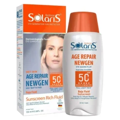 فلوئید ضد آفتاب  ضدچروک بی‌رنگ  SPF 50 سولاریس ardene آردن 