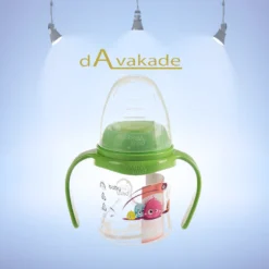 BABY LAND شیشه شیر PP دهانه عریض ارتودنسی 150میل 408