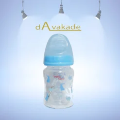 BABY LAND شیشه شیر دهانه عریض 150میل پیرکس 465