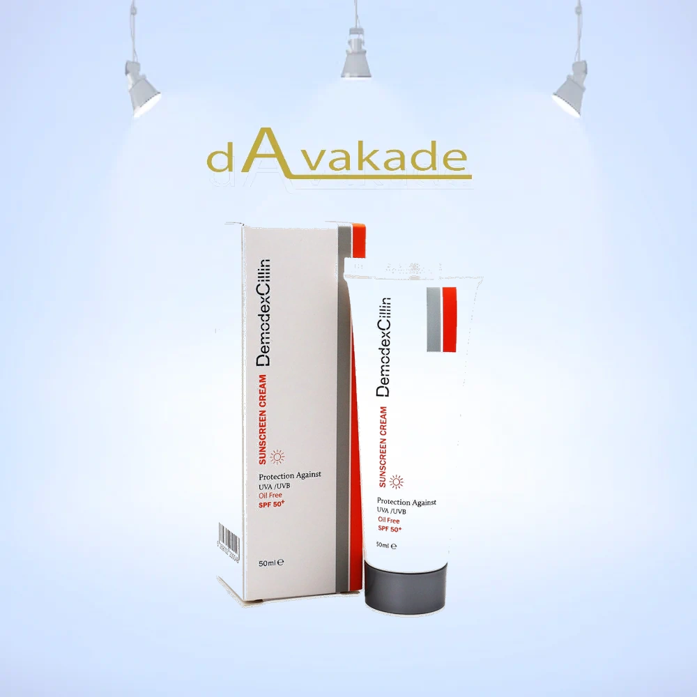 DEMODEX CILLIN کرم ضد آفتاب SPF50 بی رنگ