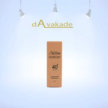 MEDISUN کرم ضد آفتاب SPF40 انواع پوست بژ طبیعی