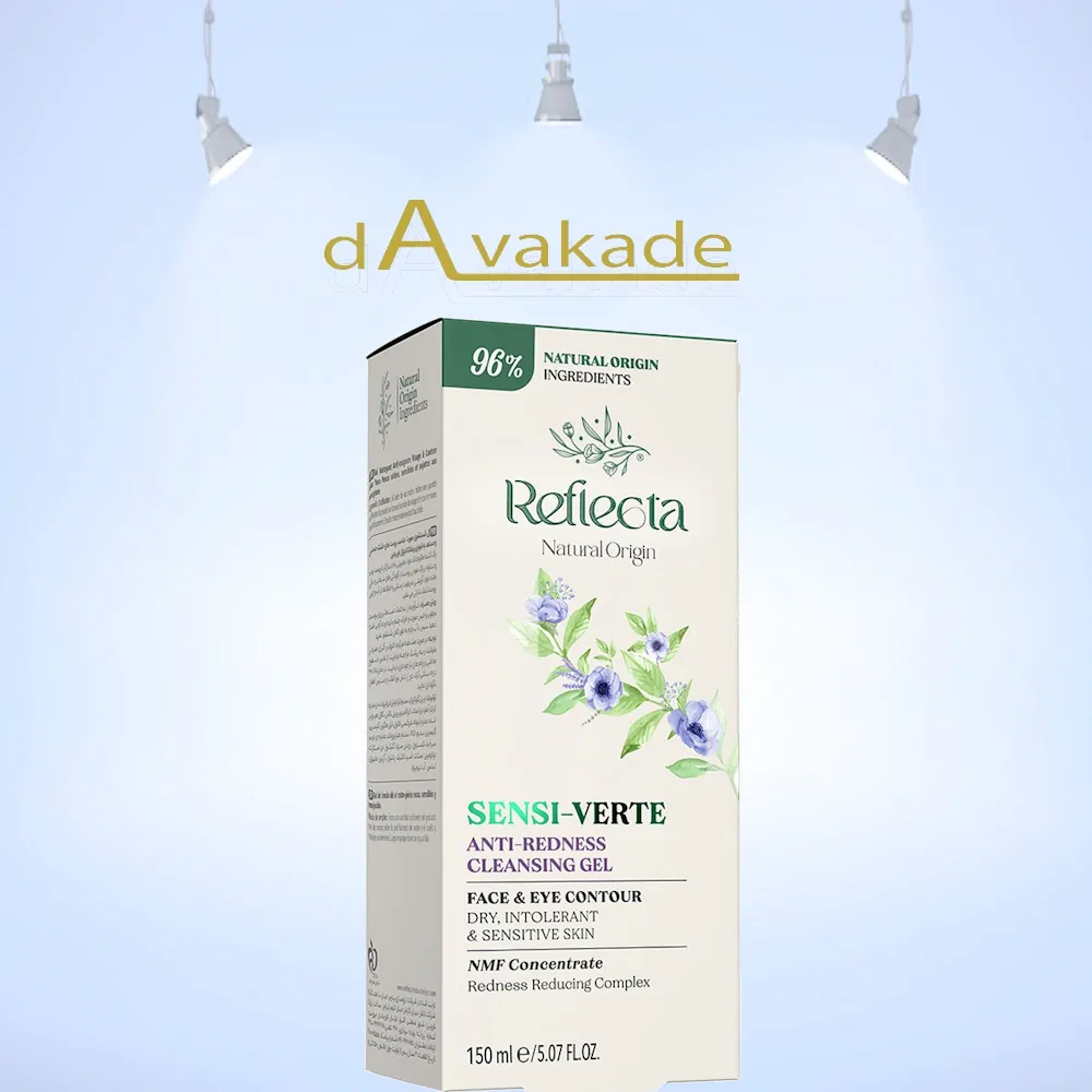 ژل شستشوی صورت 96% مناسب پوست خشک و حساس مستعد قرمزی رفلکتا 150ML REFILECTA NATURAL ORIGIN