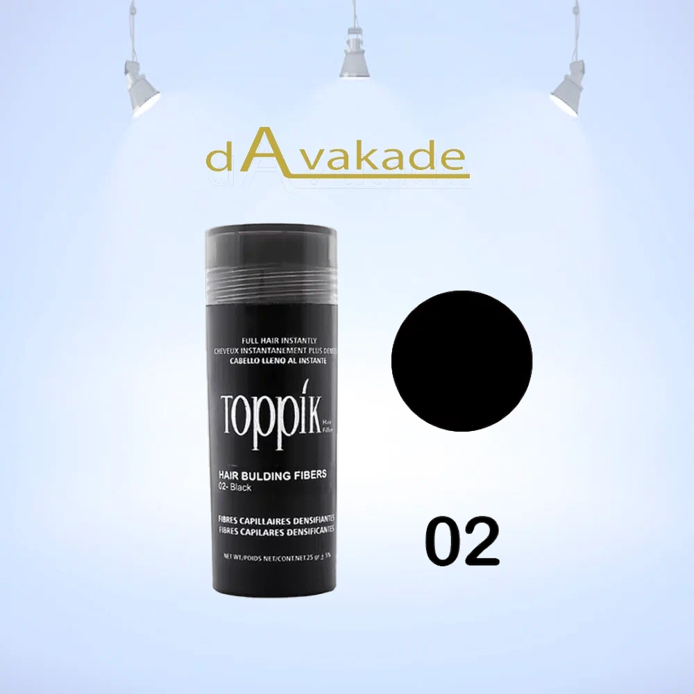 TOPPIK پود فیکساتور پرپشت کننده مو 25 گرم تاپیک شماره 2