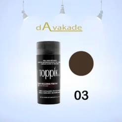 TOPPIK پود فیکساتور پرپشت کننده مو 25 گرم تاپیک شماره 3