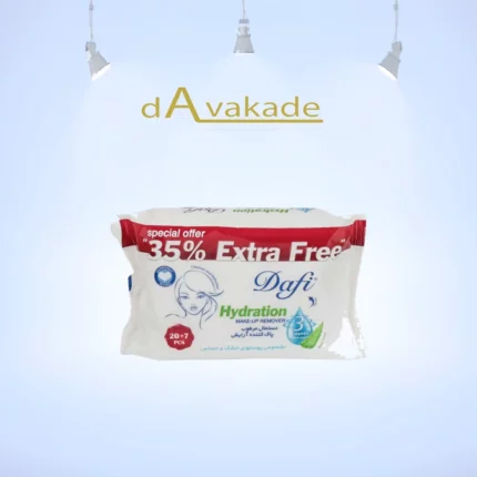 ستمال مرطوب پاک‌کننده آرایش مناسب پوست خشک و حساس DAFI