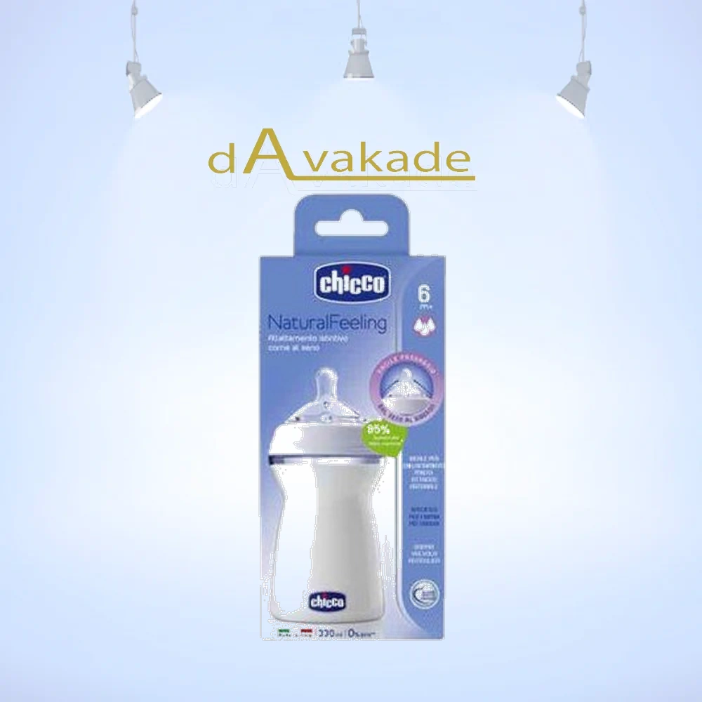 شیشه شیر NATURAL FEELING سایز 6+ چیکو