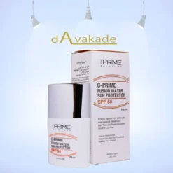فلوئید ضدآفتاب SPF50 حاوی ویتامین C فیوژن واتر پرایم بژ روشن