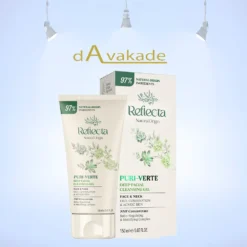 ژل شستشوی صورت 97% پوست چرب و مختلط و آکنه‌ای 150 میل REFLECTA NATURAL ORIGIN رفلکتا
