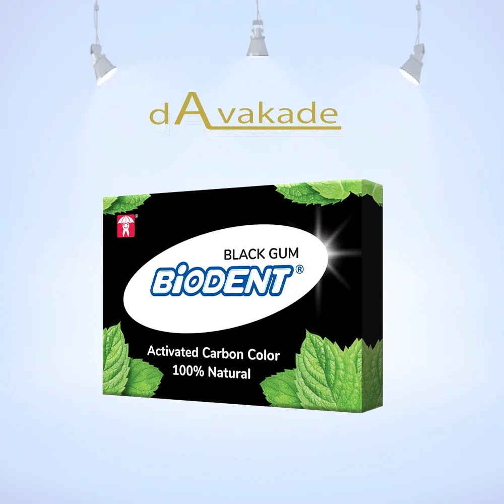 BIODENT آدامس زغالی 12عددی بایودنت