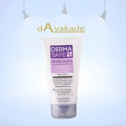 DERMASAFE ژل شستشو صورت و اطراف چشم پوست خشک