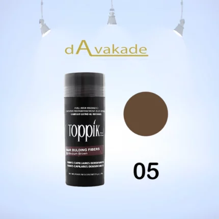 TOPPIK پود فیکساتور پرپشت کننده مو 25 گرم تاپیک شماره 5