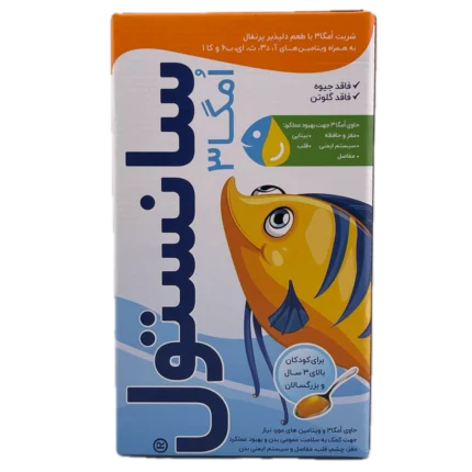 شربت امگا 3 سانستول Sanostol 155 میلی لیتر 2