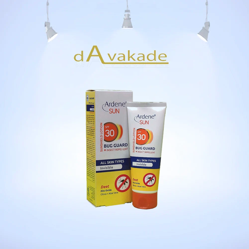 لوسیون ضدآفتاب SPF30 با خاصیت دفع حشرات آردن ARDENE