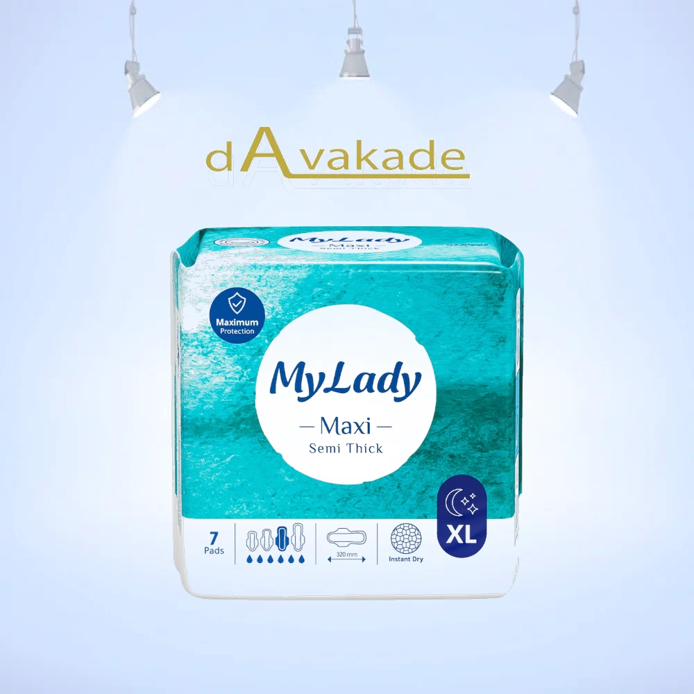 نوار بهداشتي مکسي نيمه ضخيم بزرگ مشبک ماي ليدي