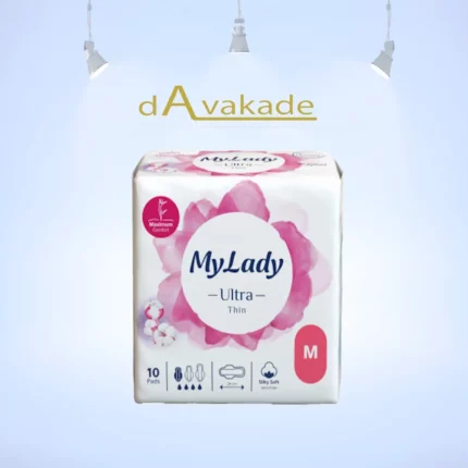 نوار بهداشتی الترا نرم ابریشمی سایز M مای لیدی