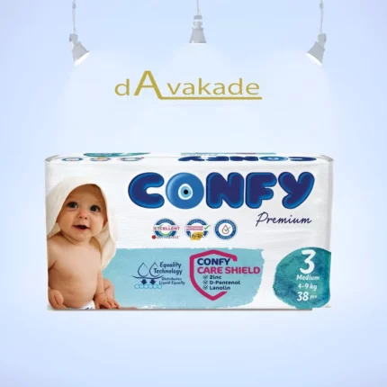 پوشک پرمیوم کانفی 6.38 سایز 3