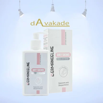 DERMANGELINE کرم ژل پاک کننده پوست خشک