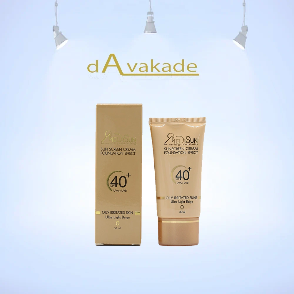 MEDISUN کرم ضد آفتاب SPF40 پوست چرب و حساس بژ روشن