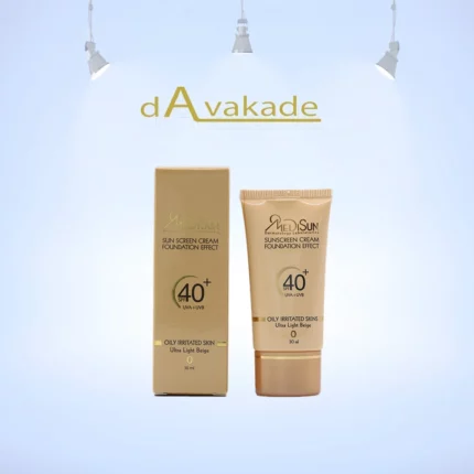 MEDISUN کرم ضد آفتاب SPF40 پوست چرب و حساس بژ طبیعی