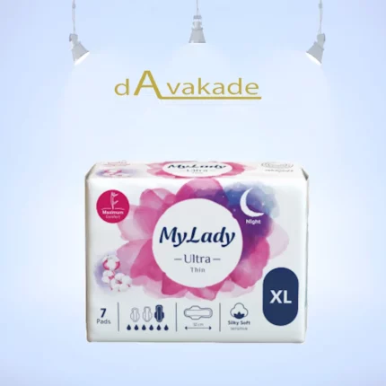 نوار بهداشتی الترا نرم ابریشمی سایز XL مای لیدی