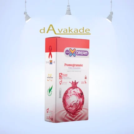 کاندوم 12 عددی X - DREAM مدل POMEGRANATE