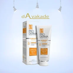 کرم ضد آفتاب SPF60+ سان وست رنگی و مرطوب کننده پرودرما PRODERMA