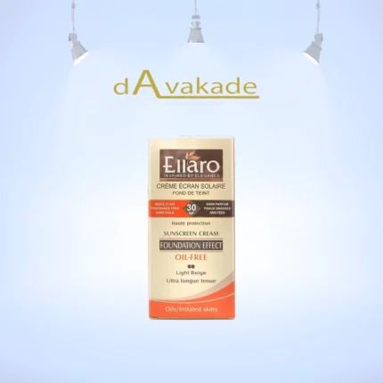 ELLARO کرم ضد آفتاب SPF30 فاقد چربی بژ روشن