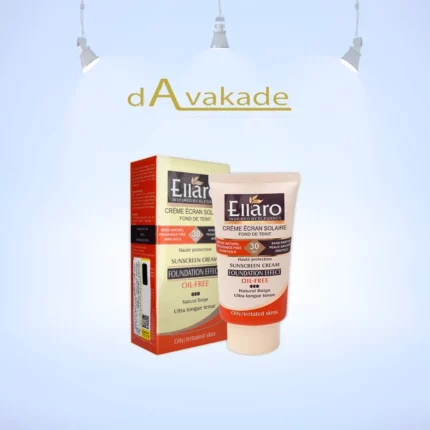 ELLARO کرم ضد آفتاب SPF50 انواع پوست بژ طبیعی