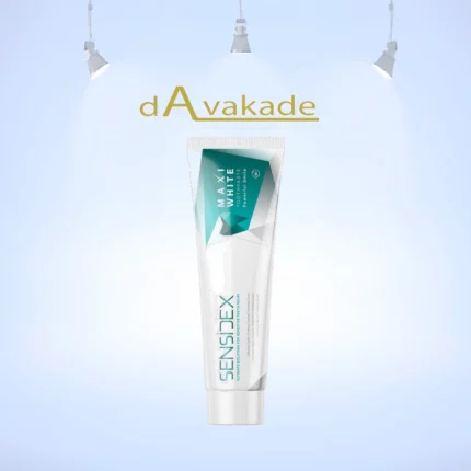 SENSIDEX خمیر دندان ضد حساسیت و سفید کننده قوی دندان 130GR مدل MAXI-WHITE