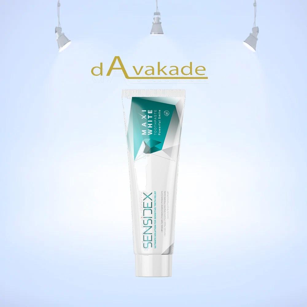 SENSIDEX خمیر دندان ضد حساسیت و سفید کننده قوی دندان 130GR مدل MAXI-WHITE