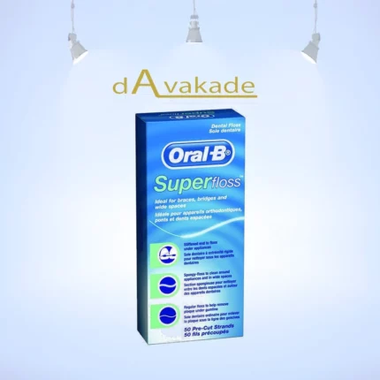 SUPER SMILE نخ دندان 50متری BUBBLE GUM