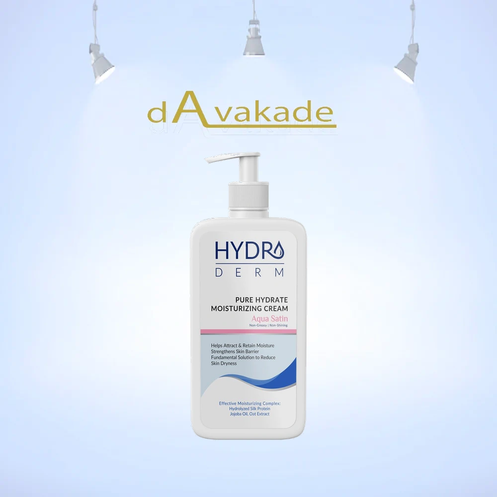 کرم مرطوب کننده پمپی دست و صورت آکوا ساتین هیدرودرم HYDRODERM