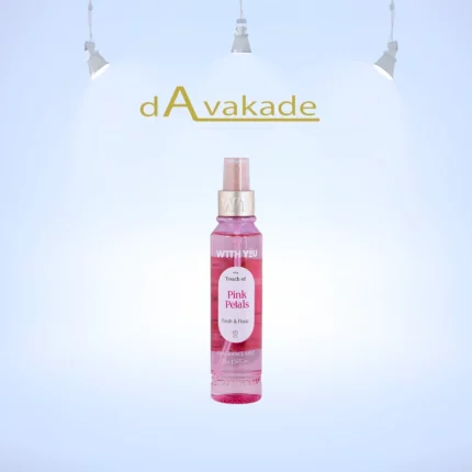 WITH YOU بادی اسپلش با رایحه گلبرگ های صورتی شهر پریا