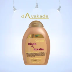H&T شامپو صاف کننده و ضخیم کننده ساقه مو حاوی بیوتین و کراتین برای موهای خیلی خشک و آسیب دیده